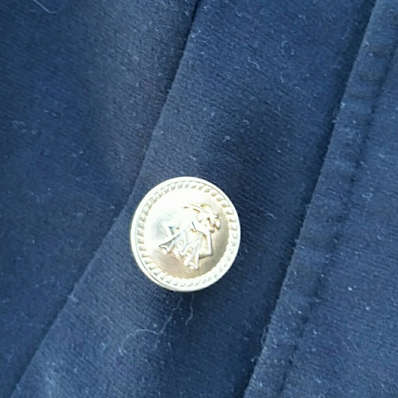 Timing brand black jacket with faux brass buttons - Picture 2 of 7
